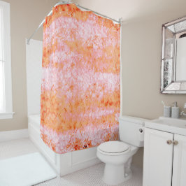 Cortina Para Box Falso couro salmão, esbranquiçado