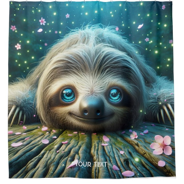 Cortina Para Box Fantasy Bonita Sloth Lay (Frente)