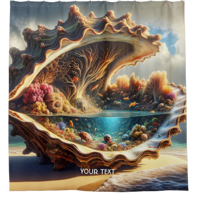 Cortina Para Box Fantasy Cute Giant Sea (Frente)