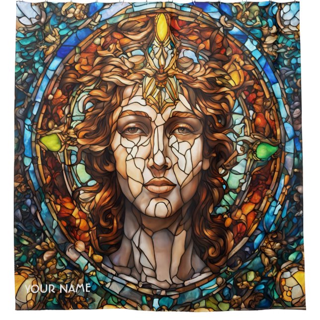 Cortina Para Box Fantasy Cute Glass Face (Frente)