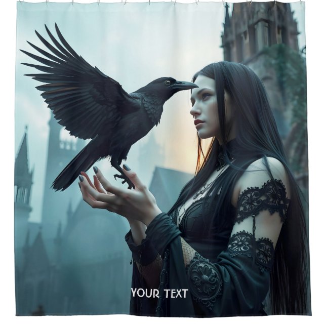 Cortina Para Box Fantasy Cute Renaissance Gothic Mulher (Frente)