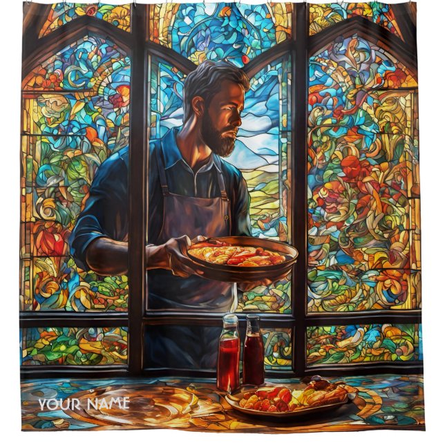 Cortina Para Box Fantasy Cute Stainha CHURRASCO (Frente)