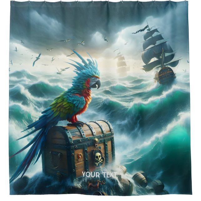 Cortina Para Box Fantasy Cute Storm Pirates (Frente)