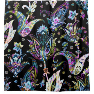 Cortina Para Box Fantasy Floral Paisley: Ornament Sem Semente