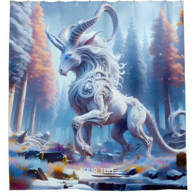 Cortina Para Box Fantasy White Chimera Winter (Frente)
