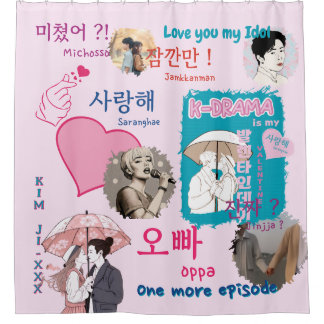 Cortina Para Box Fãs de K-drama fotos fofas personalizadas drama co