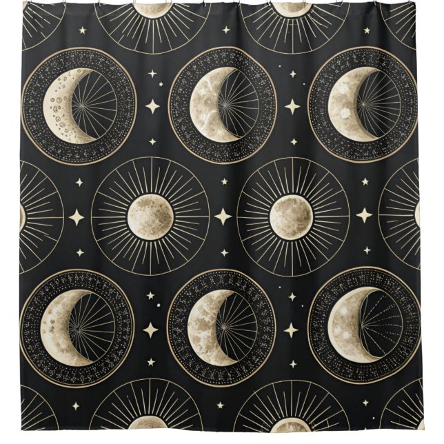 Cortina Para Box Fase da Lua Celestial (5) (Frente)