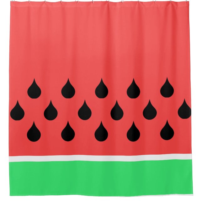 Cortina Para Box fatia de melancia (Frente)