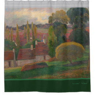 Cortina Para Box "Fazenda na Bretanha" Paul Gauguin Arte Francesa