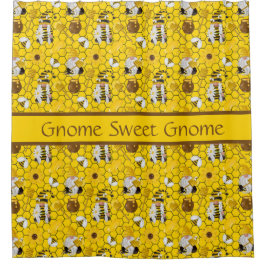 Cortina Para Box Fazer de Gnomos Personalizados Amarelo Amarelo