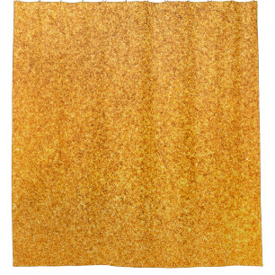 Cortina Para Box Fechamento da textura metálica em ouro. Metal bril