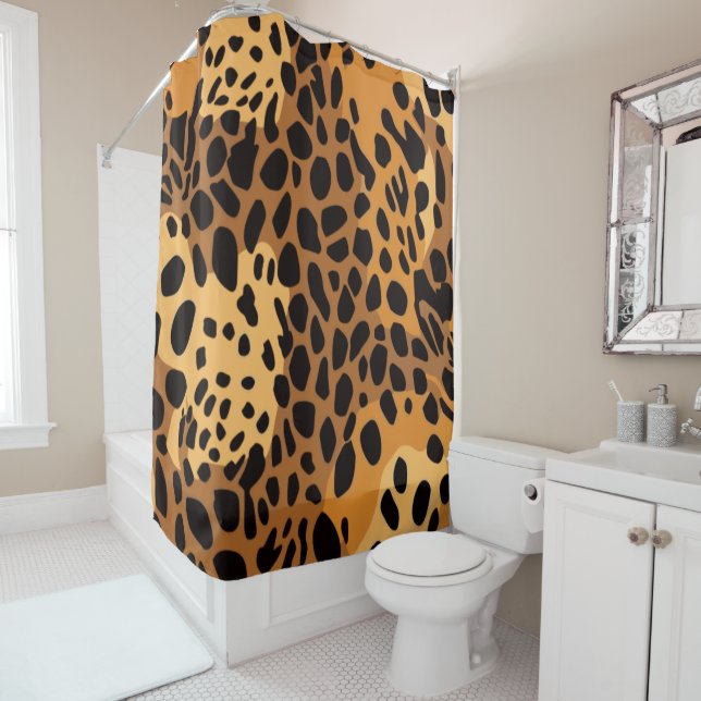 Cortina Para Box Feline Freckles (In Situ)