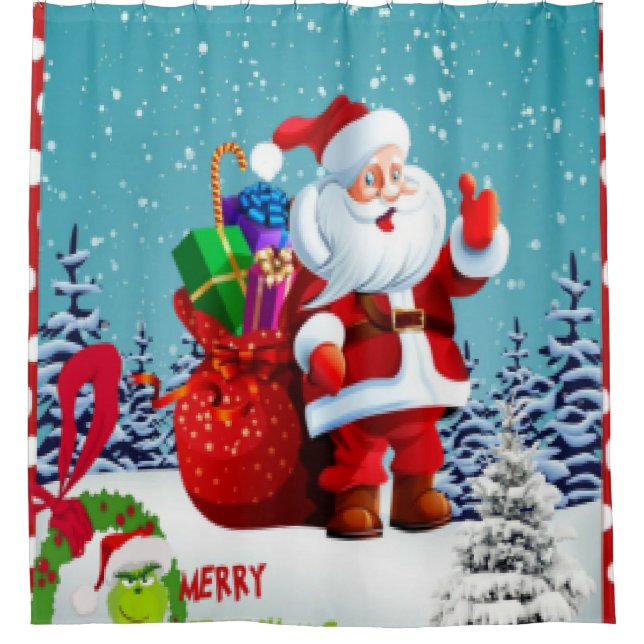 Cortina Para Box Feliz Natal (Frente)