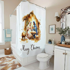 Cortina Para Box Feliz Natal Natividade