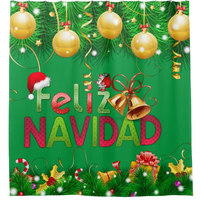 Cortina Para Box Feliz Navidad (Frente)