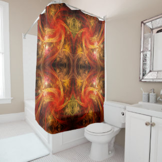 Cortina Para Box Firestorm Nova Abstrato Art