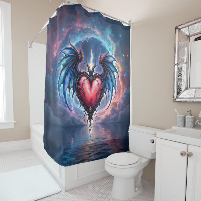 Cortina Para Box Flamebound Heart of the Moon – Gothic Cosmic Love  (In Situ)