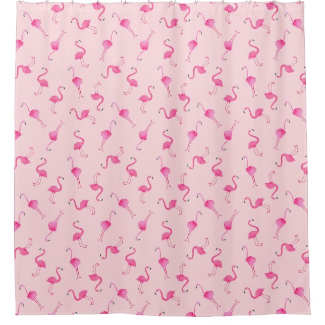 Cortina Para Box Flamingo Pattern (Frente)
