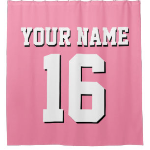 Cortina Para Box Flamingo Pink White Sports Jersey Team