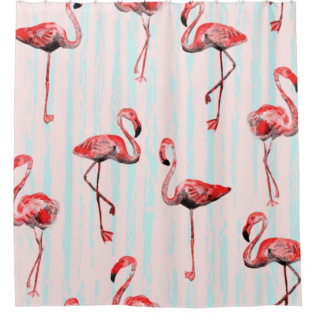Cortina Para Box Flamingo sem soldadura (Frente)