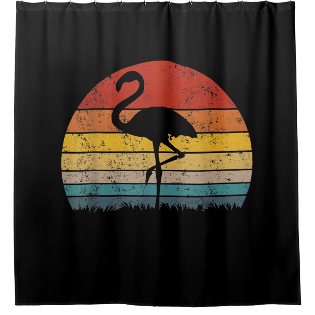 Cortina Para Box Flamingo Sunset Flamingo Gift (Frente)
