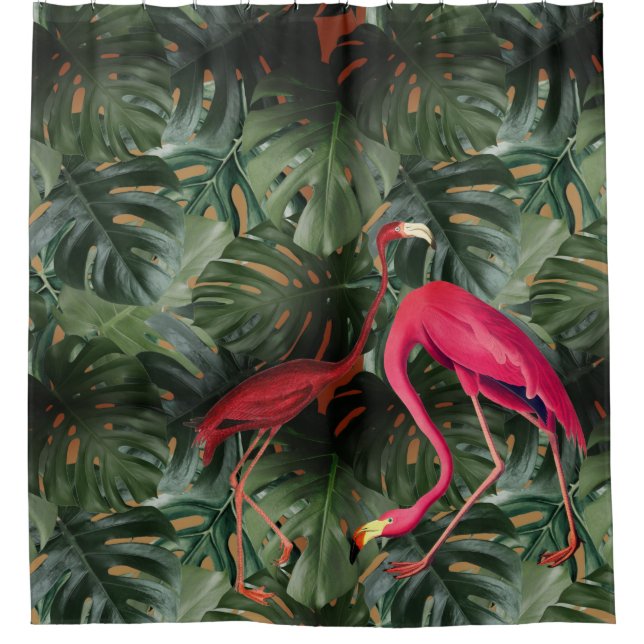 Cortina Para Box Flamingos (Frente)