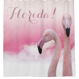 Cortina Para Box Flamingos Rosa Flóridos