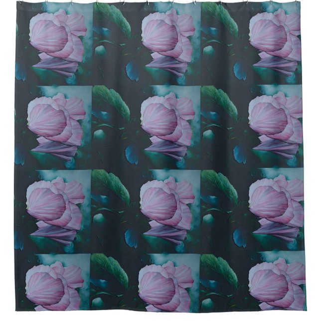 Cortina Para Box Flor Bayville (Frente)