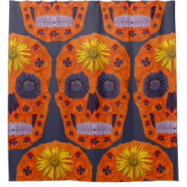 Cortina Para Box Flor - Caveira 1