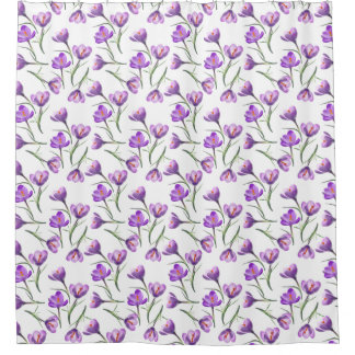 Cortina Para Box Flor Crocus