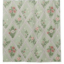 Flor de Campo Verde Vintage