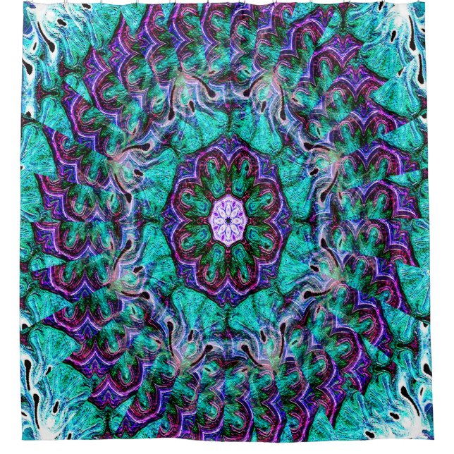 Cortina Para Box Flor de escape...... (Frente)