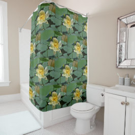 Cortina Para Box Flor de Lotus bonito
