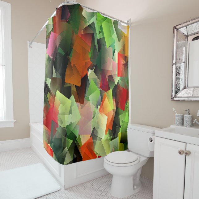 Cortina Para Box Flor de Verão.... (In Situ)