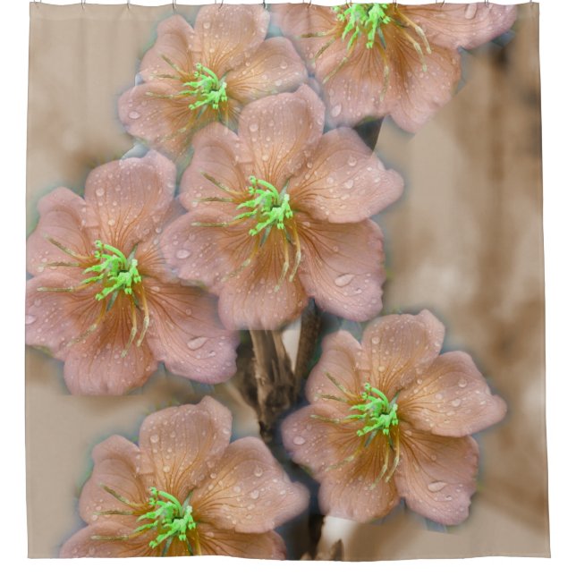 Cortina Para Box Flor Gráfico (Frente)