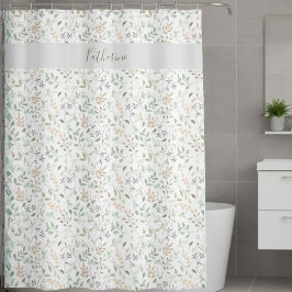 Cortina Para Box Flor Silvestre Boho Personalizada