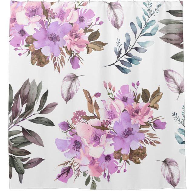 Cortina Para Box Floral (Frente)