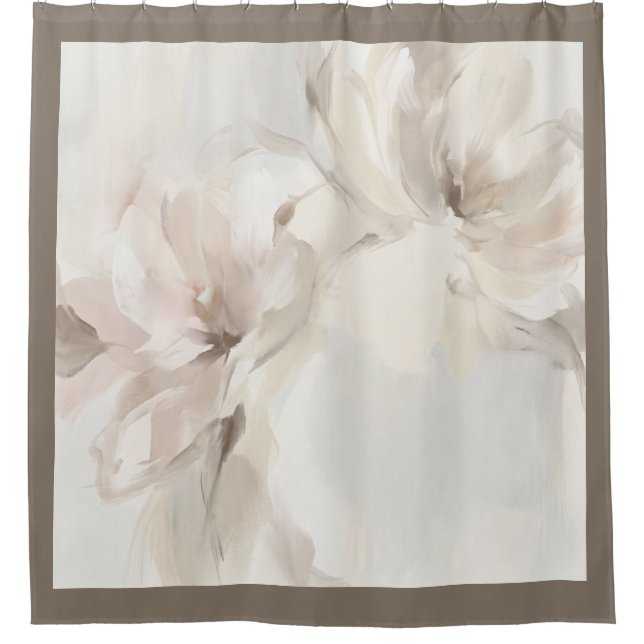 Cortina Para Box "Floral Abstrato" (Frente)
