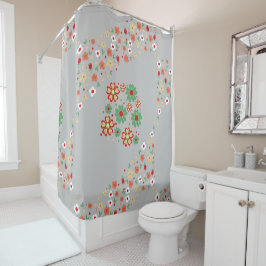 Cortina Para Box Floral Contemporâneo Moderno