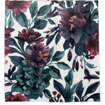Floral de Botânica em Aquarela Mal-humorada