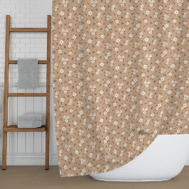 Cortina Para Box Floral Delicado Cottagecore Flores Silvestres Marr