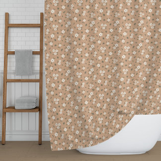 Cortina Para Box Floral Delicado Cottagecore Flores Silvestres Marr