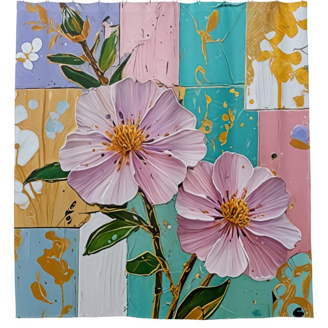 Cortina Para Box Floral Delight (Frente)