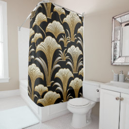 Cortina Para Box Floral Goldish