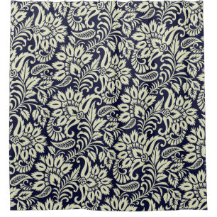 Cortina Para Box Floral Ground Vintage Design