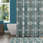 Cortina Para Box Floral William Morris Blue Vintage Cottagecore<br><div class="desc">Esta design é criada de uma imagem do Museu de William Morris que era um desenho de produção e pintura para um de seus padrões. Incrivelmente restaurada e renovada por cores por artista e designer com licença internacional,  Audrey Jeanne Roberts,  direitos autorais,  todos os direitos reservados.</div>