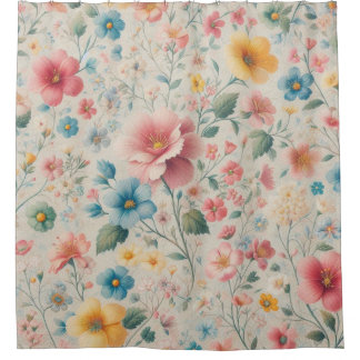 Cortina Para Box Floreal 1