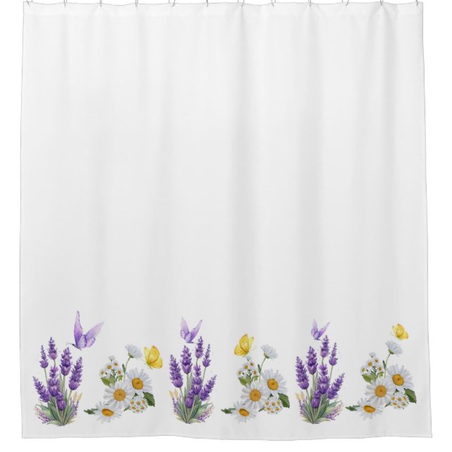 Cortina Para Box Flores (Frente)