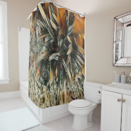 Cortina Para Box Flores de Arte