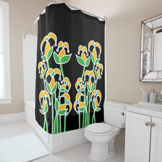 Cortina Para Box Flores de primavera Whimsical 41 (In Situ)